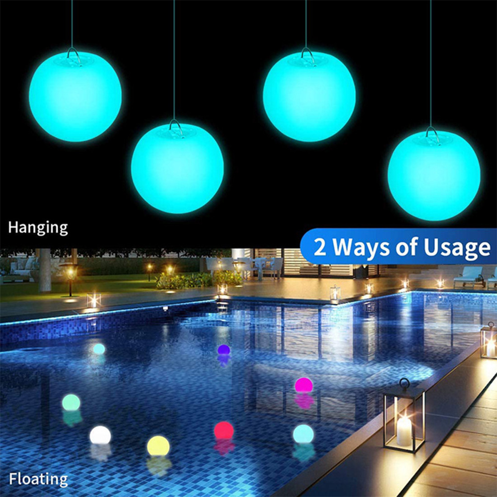 Bola LED Luminosa con Control  - Outdoor Lighting Around Pool reseña y precio