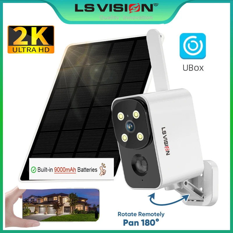 LS VISION cámara Solar para ex - Outdoor Lighting And Camera reseña y precio