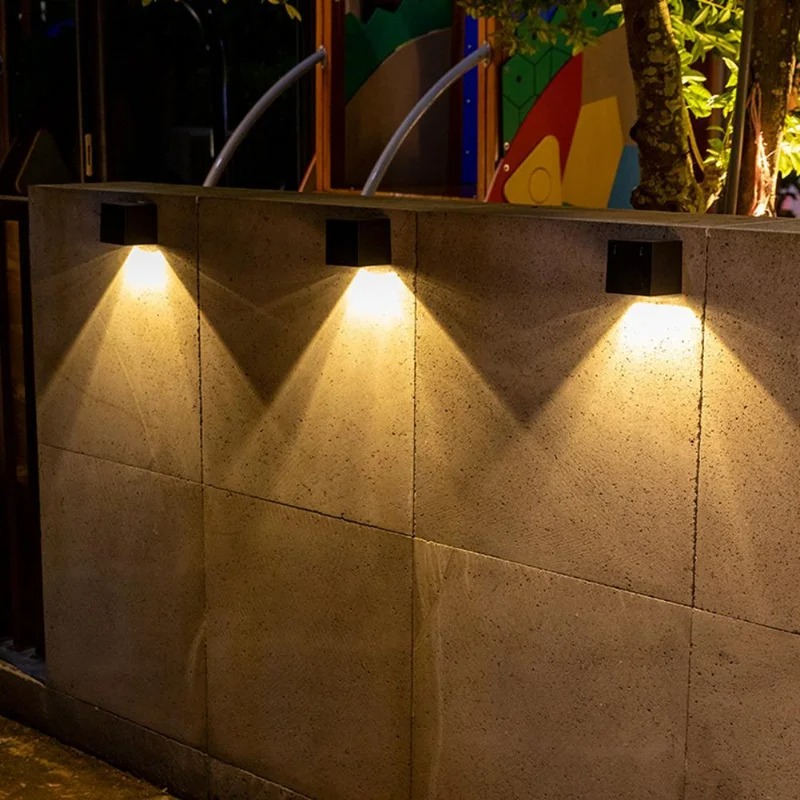 Lámpara Solar LED de Pared par - Outdoor Yard Lighting Fixtures reseña y precio