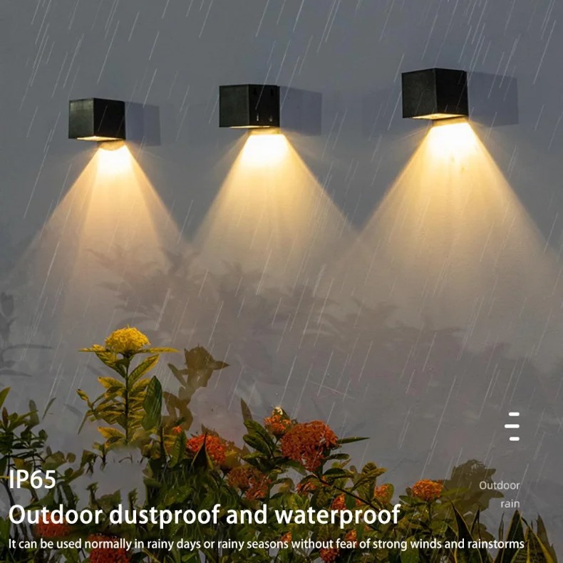 Lámpara Solar LED de Pared par - Outdoor Yard Lighting Fixtures reseña y precio