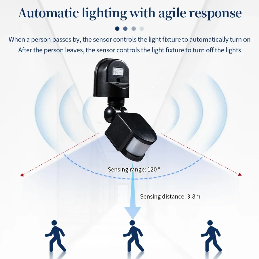 Sensor de movimiento PIR 220V  - Outdoor Lighting Switch reseña y precio