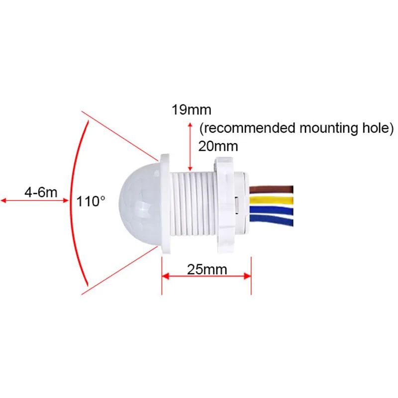 Sensor de Movimiento PIR, Inte - Outdoor Lighting Switch reseña y precio