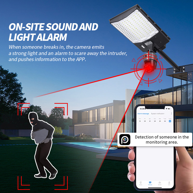 Luz de calle Solar con tarjeta - Outdoor Lighting And Camera reseña y precio