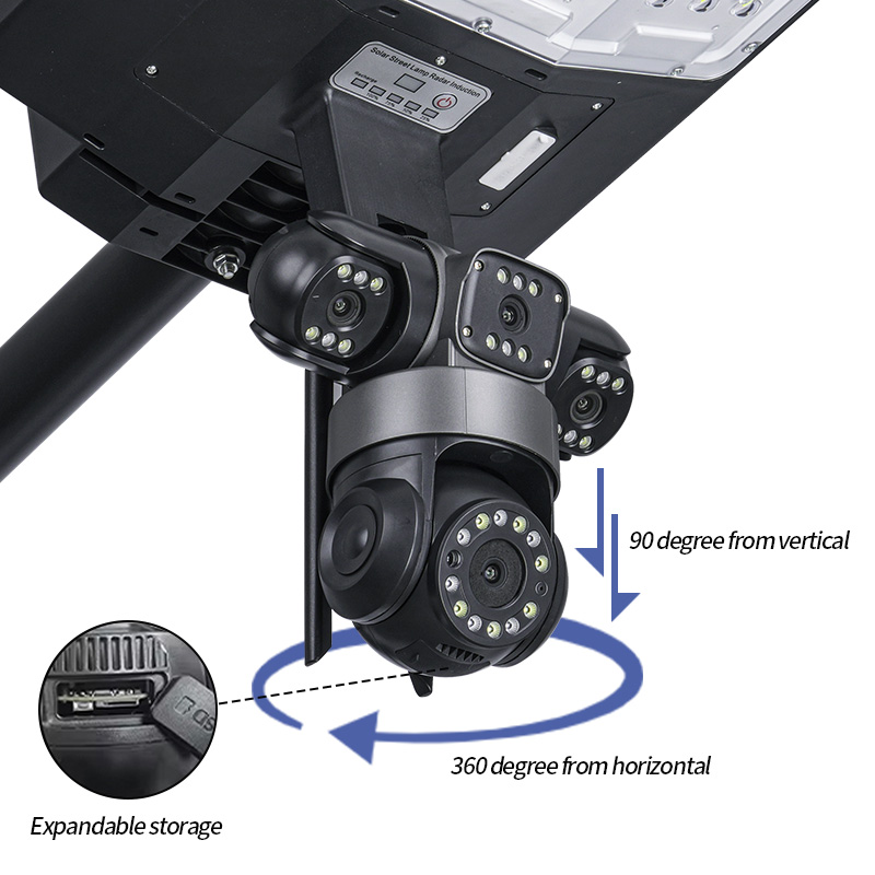Luz de calle Solar con tarjeta - Outdoor Lighting And Camera reseña y precio