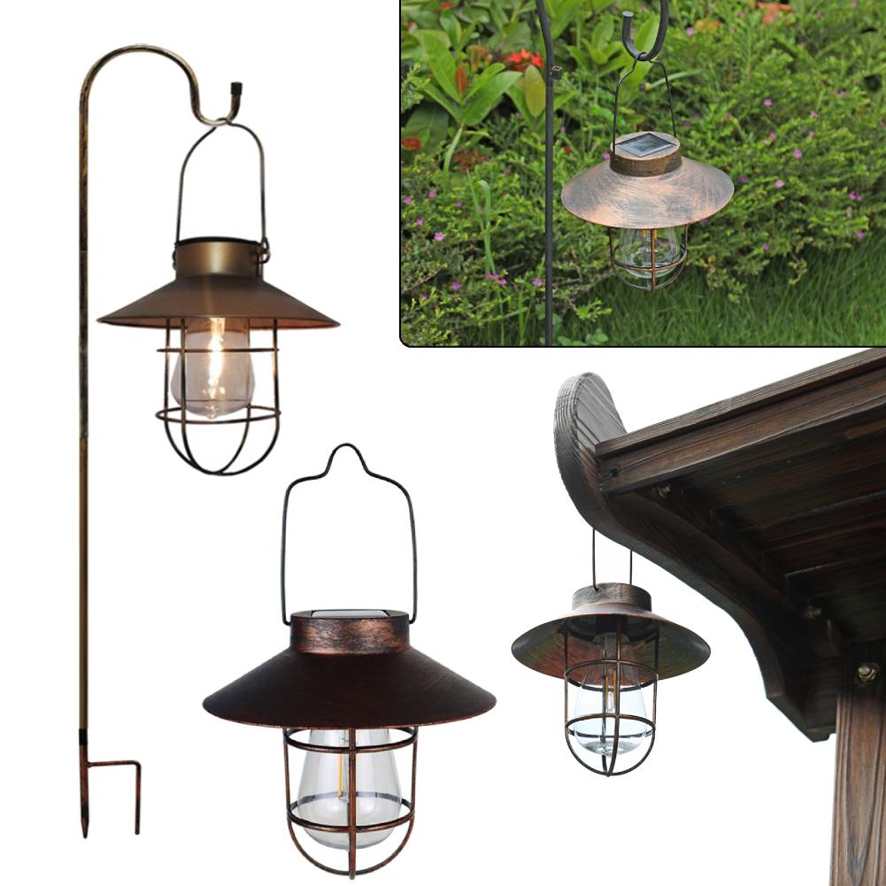 Linterna Solar Retro para acam - Outdoor Lighting Chandelier reseña y precio