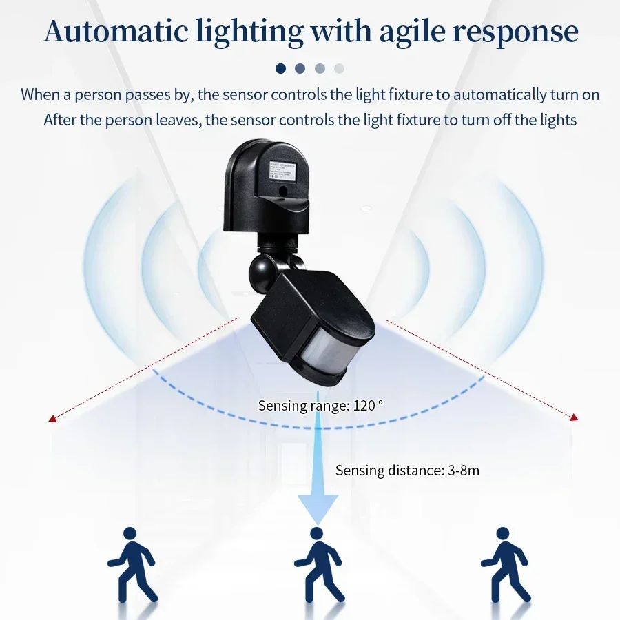 Sensor de movimiento PIR de 12 - Outdoor Lighting Switch reseña y precio