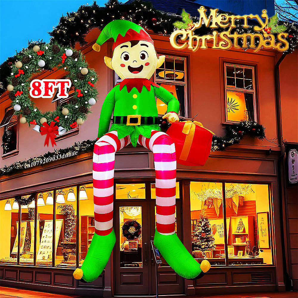8 pies/2,4 M inflables de Navi - Xmas Outdoor Lighting Decorations reseña y precio