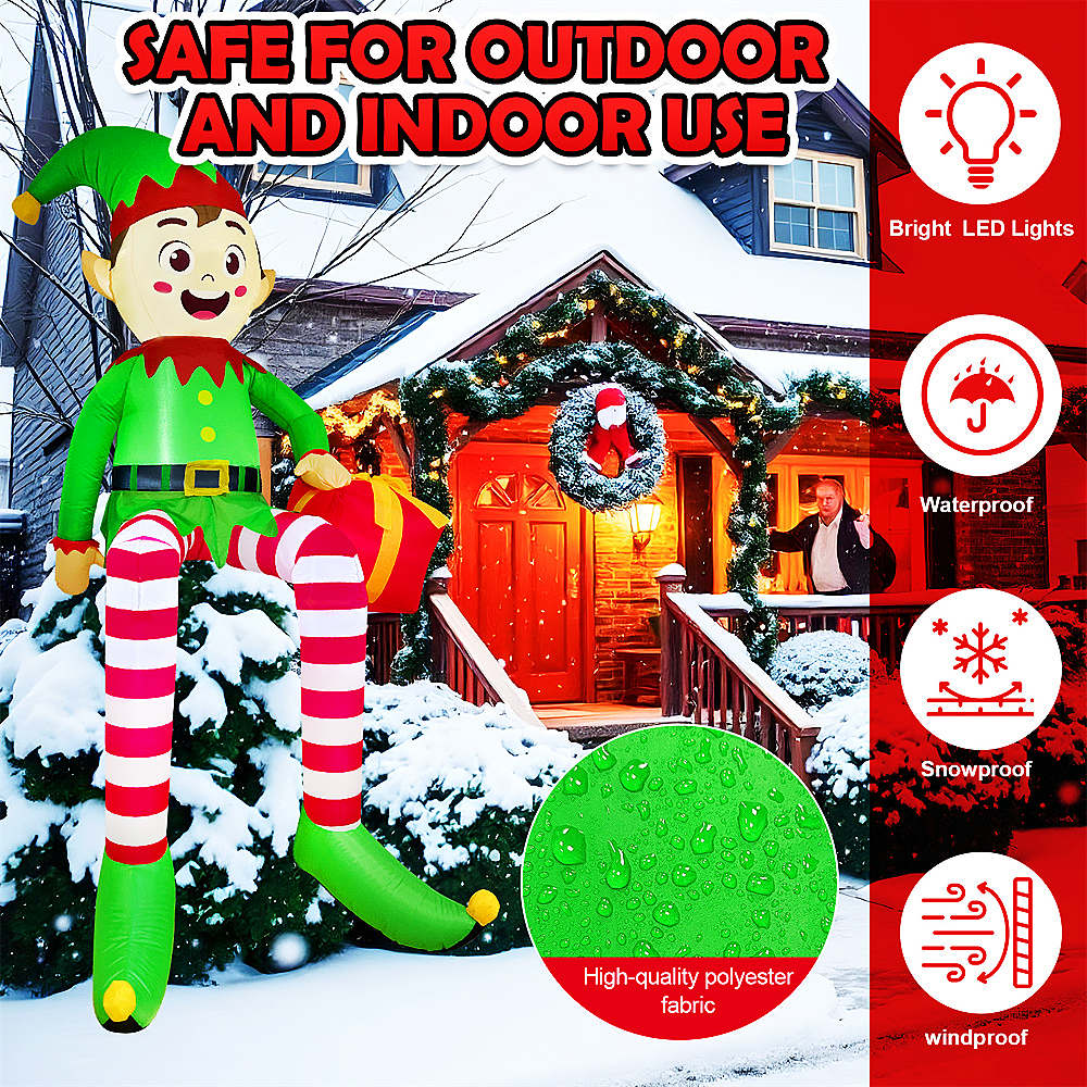 8 pies/2,4 M inflables de Navi - Xmas Outdoor Lighting Decorations reseña y precio